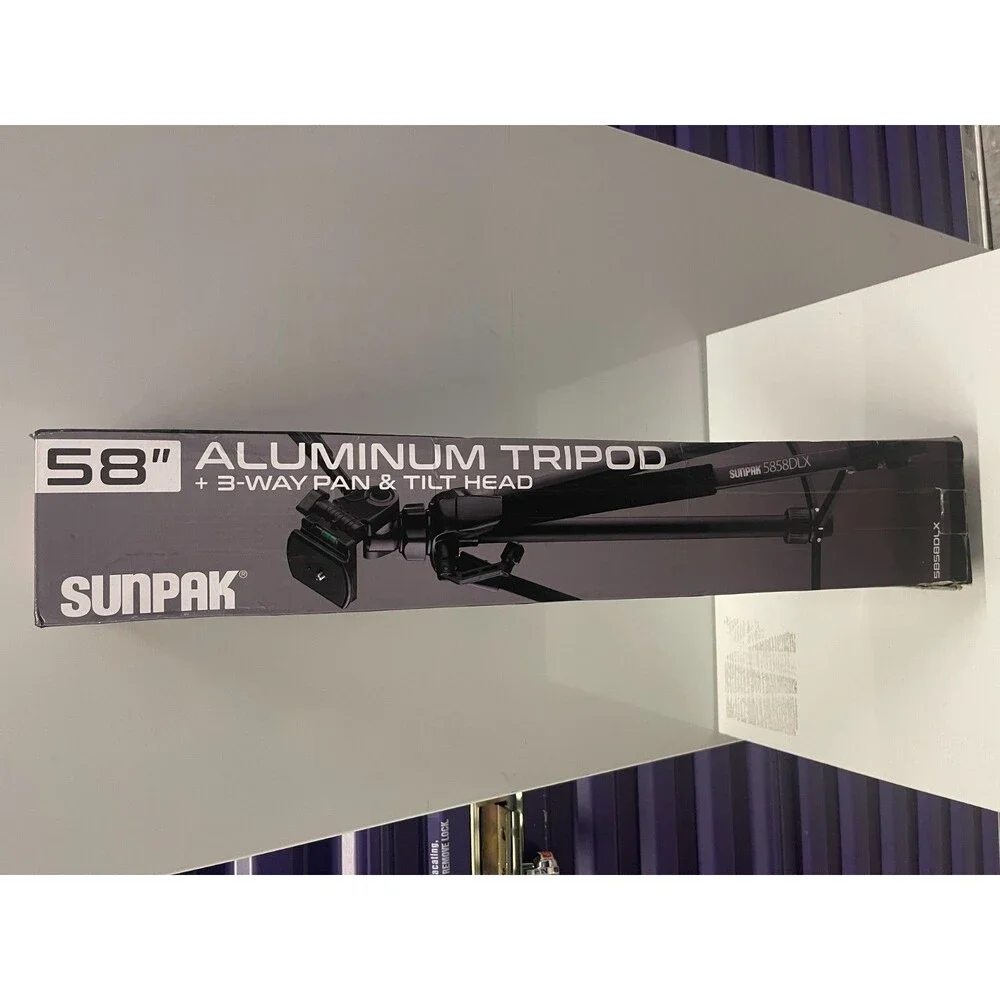 Sunpak 5858DLX Medium Duty Video Tripod - 620-585BB